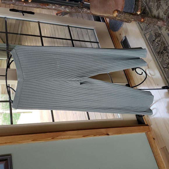 Talbots Haven Well Within Ribbed Knit High Waist Wide-Leg Sz. L Pants - Picture 6 of 11